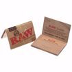 RAW CLASSIC 1 1/2 SIZE NATURAL UNREFINED ROLLING PAPERS