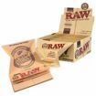 RAW KING SIZE SLIM ARTESANO NATURAL UNREFINED ROLLING PAPERS + TIPS + TRAY 