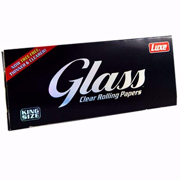 GLASS KING SIZE CELLULOSE ROLLING PAPERS