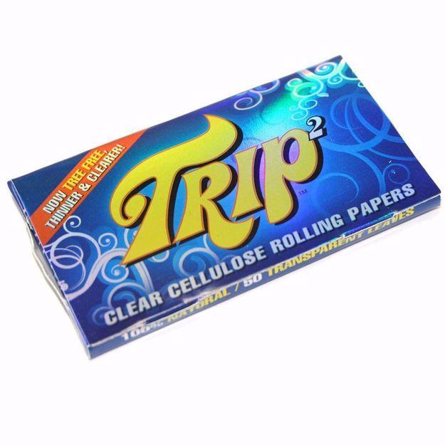 TRIP 2 1 1/4 SIZE CLEAR ROLLING PAPERS