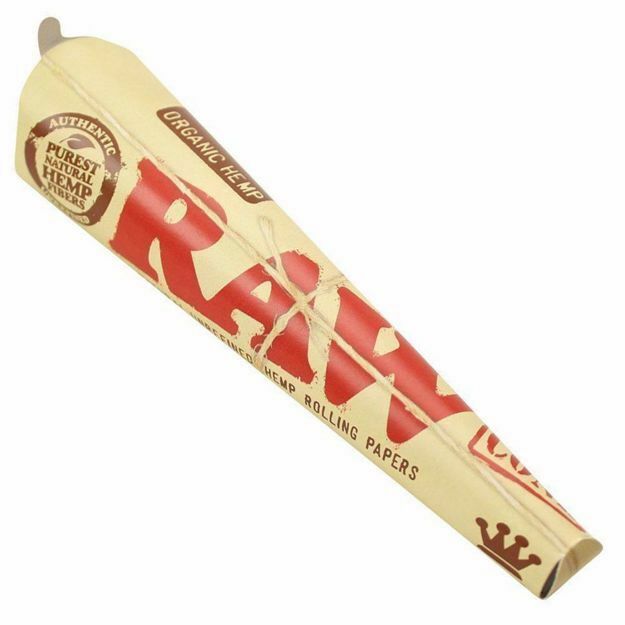 RAW ORGANIC HEMP KING SIZE PREROLLED CONES