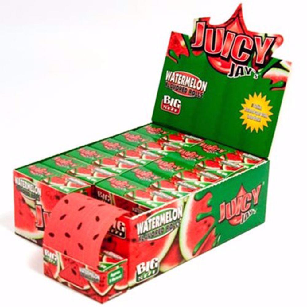 JUICY JAYS WATERMELON FLAVOURED ROLL 1 1/2 SIZE | Rolling Ace