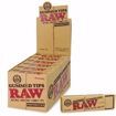 RAW ROLLING TIPS GUMMED PERFORATED