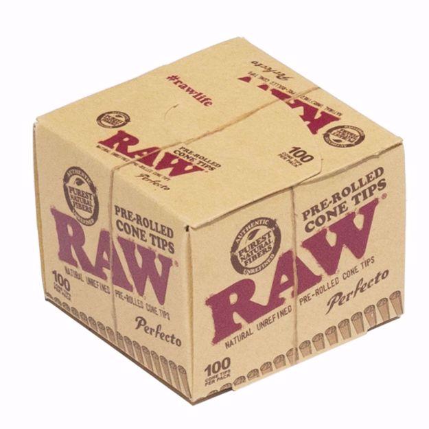 RAW ROLLING TIPS PRE-ROLLED CONE TIPS PERFECTO 100