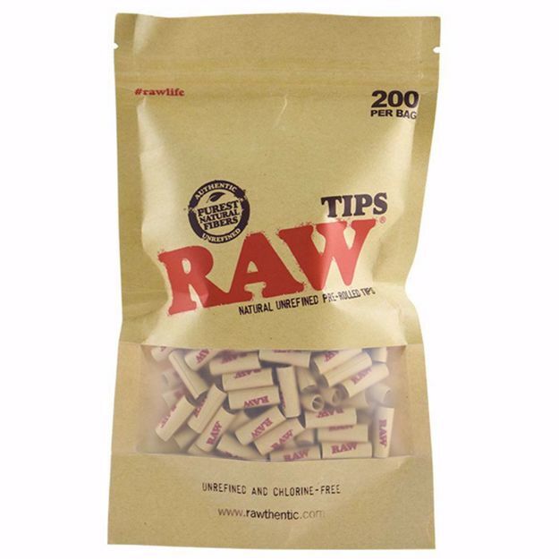 Raw Pre-Rolled Rolling Tips • 200 Per Bag | Rolling Ace