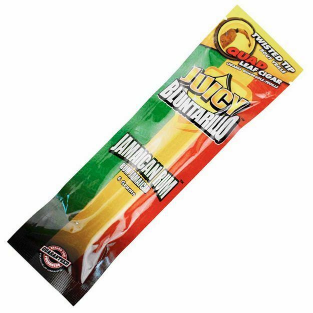 JUICY BLUNTARILLO JAMAICAN RUM FLAVORED QUAD LEAF CIGARS