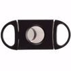 DOUBLE BLADE BLACK CIGAR CUTTER WITH DOUBLE LOOP