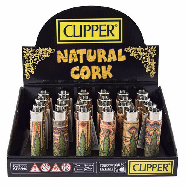 CLIPPER POP CORK LEAF 7 LIGHTER