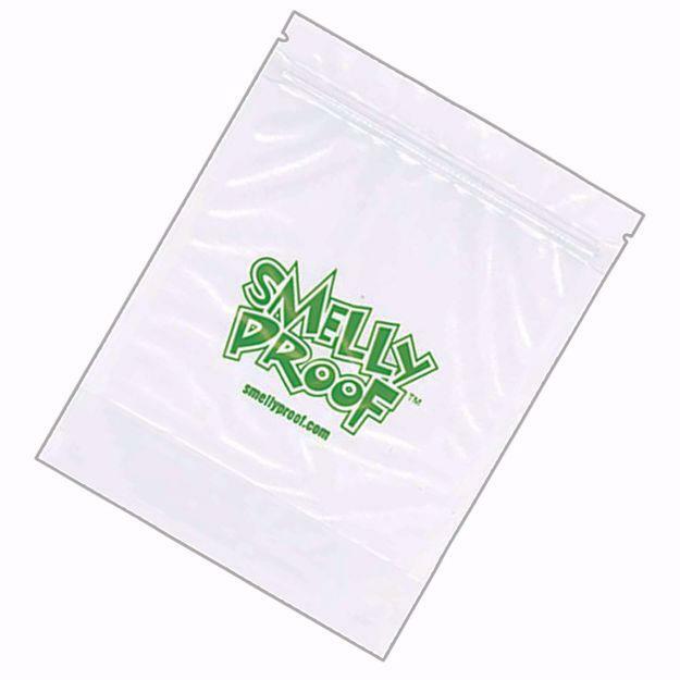 SMELLY PROOF X-LARGE CLEAR STAND UP BAGS