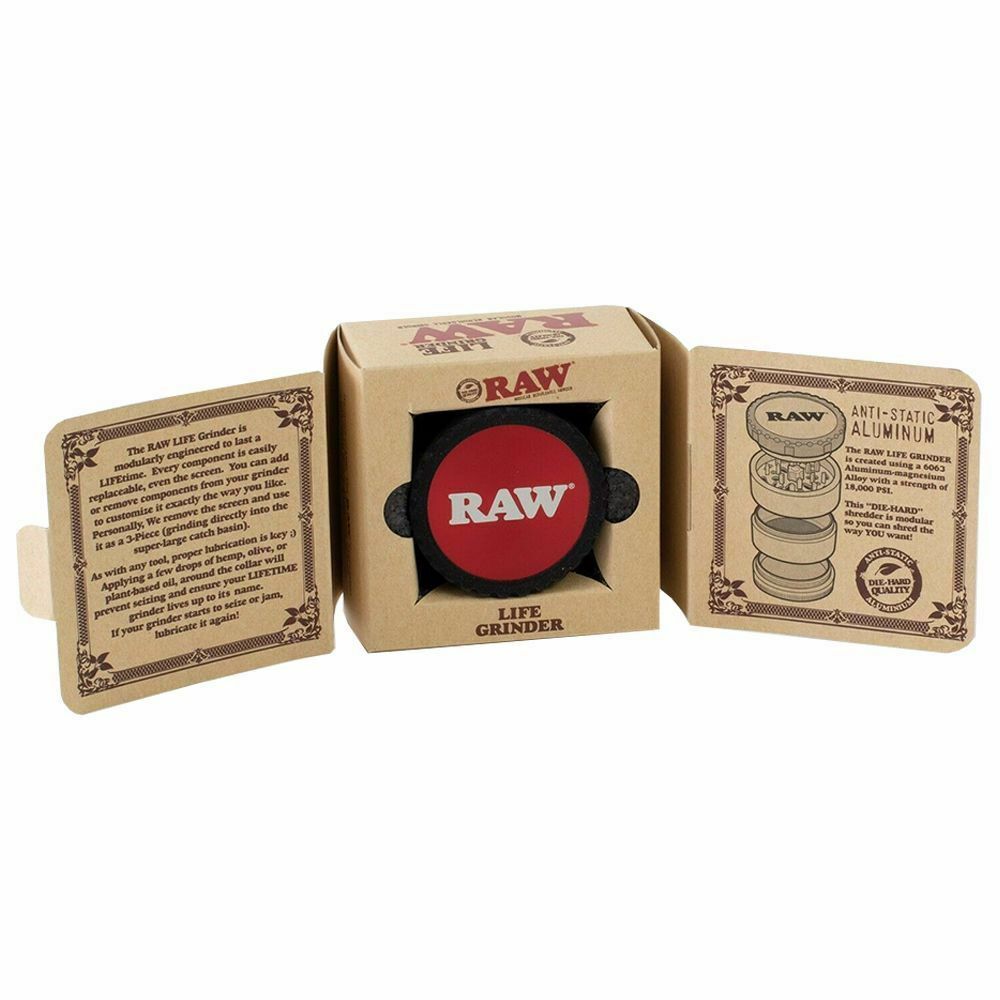 Raw Life Grinder V3 • Red Rolling Ace