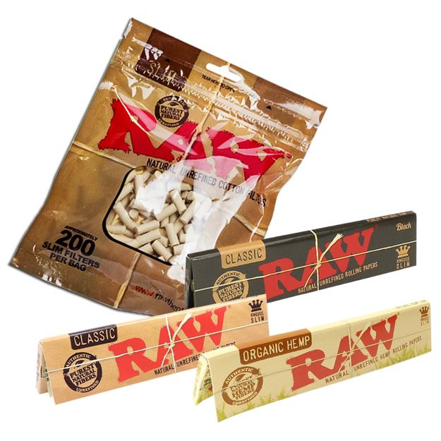 RAW KING SIZE SAMPLER BUNDLE WITH FILTERS	